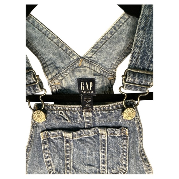 GAP Toddler denim overalls 2T - Picture 2 of 3